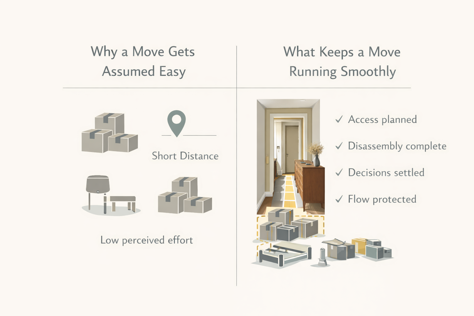 Easy move readiness diagram